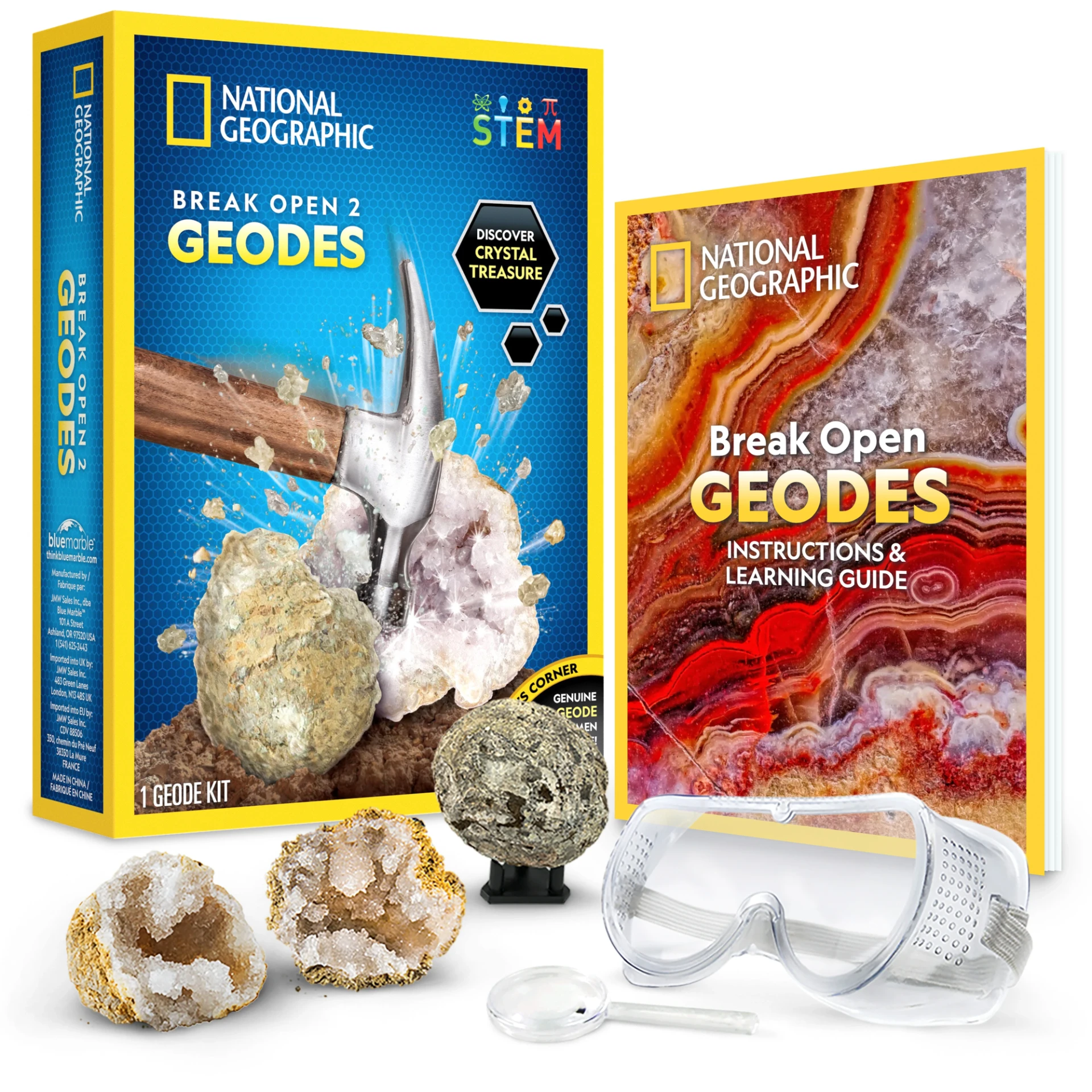 National Geographic Break Open Geode Kit (2-Pack)